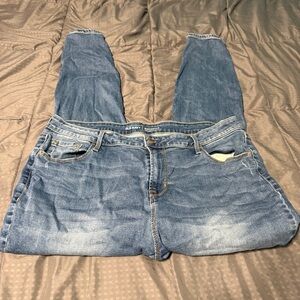 Old Navy rockstar High Rise skinny Blue jeans size 18